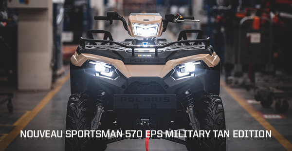 Nouveau Sportsman 570 EPS Military Tan Edition